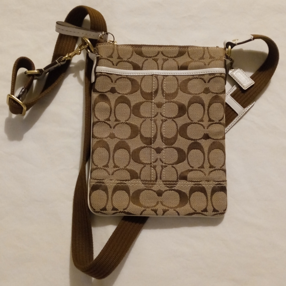 Coach brown crossbody bag